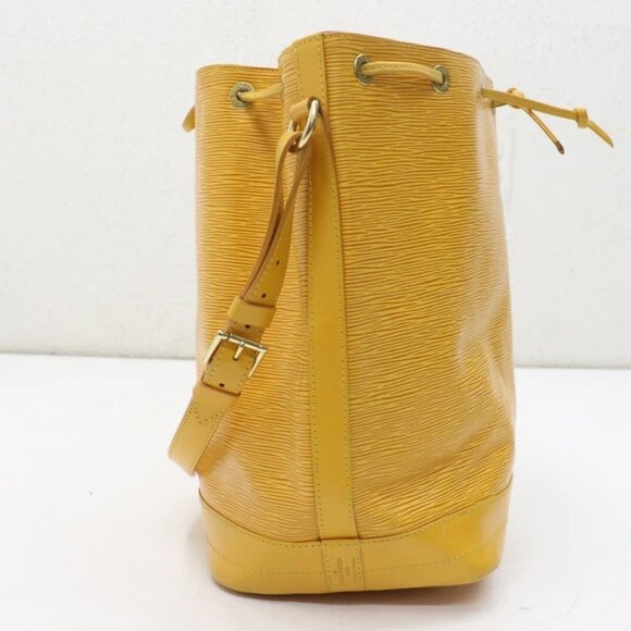 Louis Vuitton M44109 Petit Noe Epi Leather Yellow Bucket Drawstring Bag - Picture 5 of 16